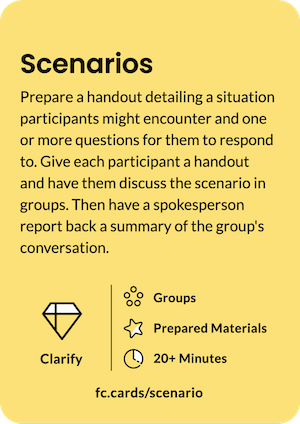 Scenarios